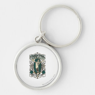 Porte-clés Lanterne verte - affiche "courageuse"