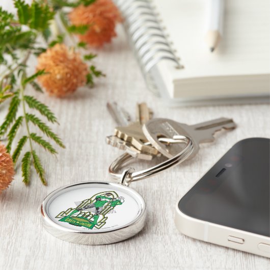 Porte-clés Lanterne verte avec lettres (Côté)