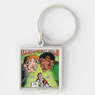 Porte-clés Lanterne verte contre la lanterne verte