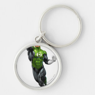 Porte-clés Lanterne verte - entièrement rendue, volant