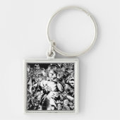 Porte-clés Lanterne verte entourée (Devant)