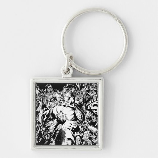 Porte-clés Lanterne verte entourée (Devant)