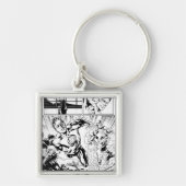 Porte-clés Lanterne verte et panneau Flash 2 (Devant)