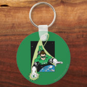 Porte-clés Lanterne verte et Terre (Recto)