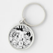 Porte-clés Lanterne verte vs Sinestro, noir et blanc (Devant)