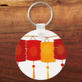 Porte-clés Lanternes chinoises en papier (Recto)