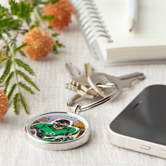 Porte-clés Lanternes vertes volantes (Côté)