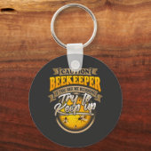 Porte-clés L'apiculteur ESSAYE DE SE MAINTENIR (Recto)