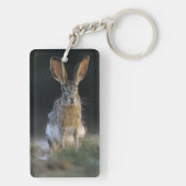 Porte-clés Lapin à queue noire, Lepus californicus, 2 (Dos)