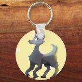 Porte-clés Lapin Alpaca - Gris Ultime/Illuminations (Recto)