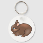 Porte-clés Lapin Brown (Recto)