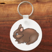 Porte-clés Lapin Brown (Recto)