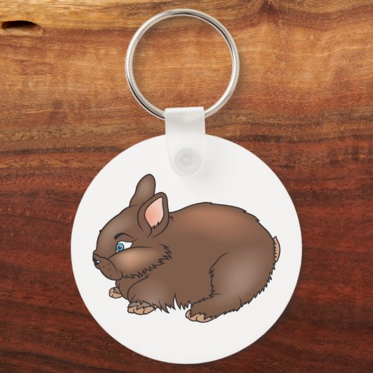 Porte-clés Lapin Brown (Recto)