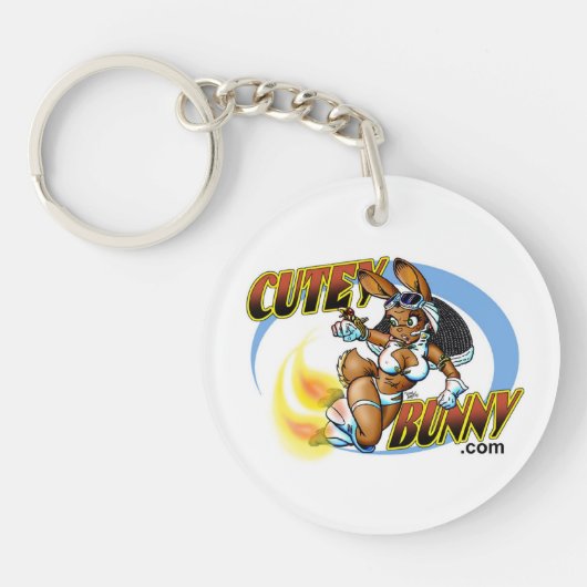 PORTE-CLÉS LAPIN CLASSIQUE DE ROCKET ! (Devant)