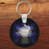 Porte-clés Lapin dans le Casquette magique (Recto)