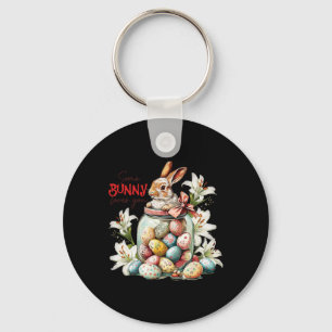 Porte-clés Lapin Dans Un Jar Gl - Coloré Pâques Vintages