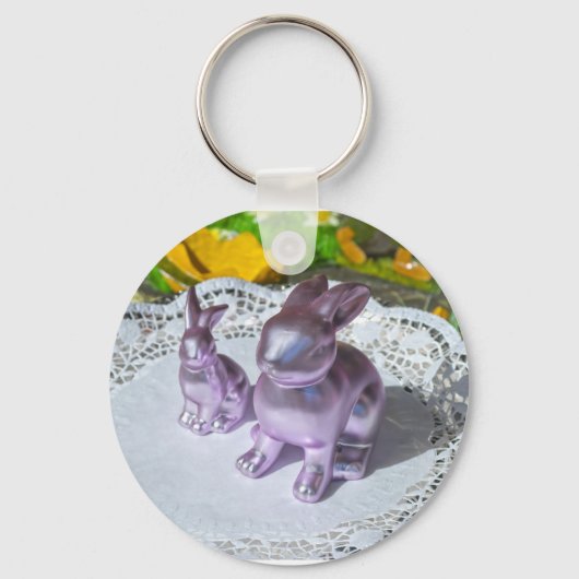 Porte-clés Lapin de Pâques (Recto)