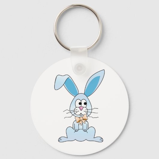 Porte-clés Lapin De Pâques Avec Cravate De Bow (Recto)