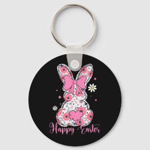 Porte-clés Lapin de Pâques Coquette Arc Lapin Femmes Fille