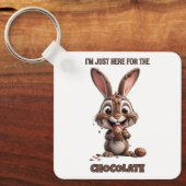 Porte-clés Lapin de Pâques drôle – Création de Pâques mignonn (Recto)