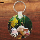 Porte-clés Lapin de Pâques et oeuf de vache (Recto)