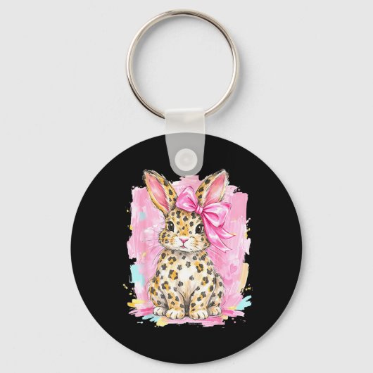 Porte-clés Lapin de Pâques fantaisiste (Recto)