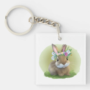 Porte-clés Lapin de Pâques mignon pour une humeur positive