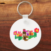 Porte-clés Lapin de printemps (Recto)