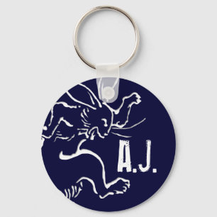 Porte-clés Lapin de sumo + vos initiales !