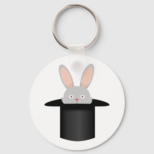 Porte-clés Lapin en casquette (Recto)