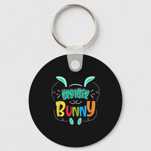 Porte-clés Lapin frère Premium Tri-blend (Recto)