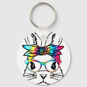 Porte-clés lapin qui meurt, rétro, vintage