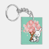 Porte-clés Lapins et porte - clé mignons de coeurs (Devant gauche)