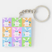 Porte-clés Lapins Mignons (Dos)