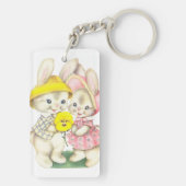 Porte-clés Lapins mignons (Dos)