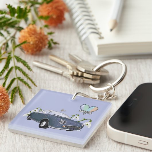 Porte-clés Lapis Grey Figaro key chain (Devant Droit)