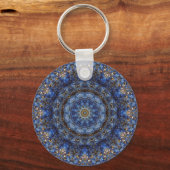 Porte-clés "Lapis Lazuli Laminate" Mandala porte - clé (Recto)