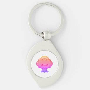Porte-clés L'arbre convivial Kawaii