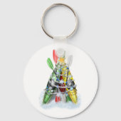 Porte-clés L'arbre de Noël Kayak (Recto)