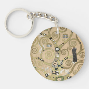 Porte-clés L'Arbre de Vie, peinture à l'huile de Gustav Klimt