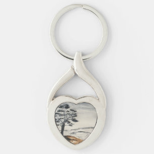 Porte-clés L'arbre solitaire