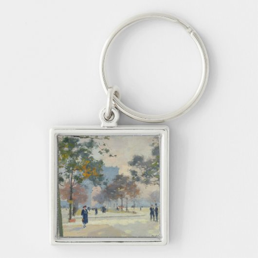 Porte-clés L'Arc de Triomphe en automne, Paris (Devant)