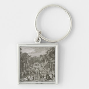 Porte-clés L'Arc de Triomphe, Versailles (gravure)