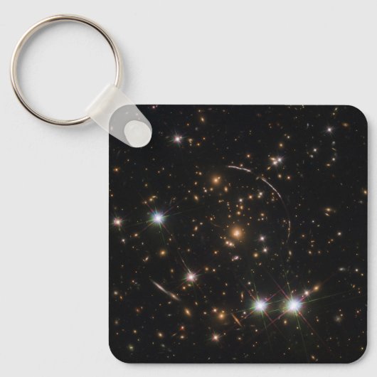 Porte-clés L'Arc Sunburst Dans Un Gros Cluster Galaxy (Recto)