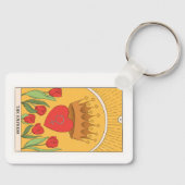 Porte-clés L'arcane principale carte de tarot Empress (Recto)