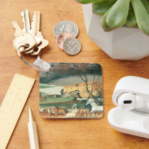 Porte-clés L'Arche de Noé par Edward Hicks, Art folklorique v