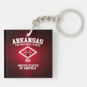 Porte-clés L'Arkansas L'État Naturel (Dos)