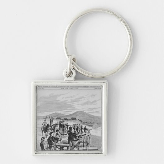 Porte-clés L'arme à feu de Gatling de nouveau modèle (Devant)