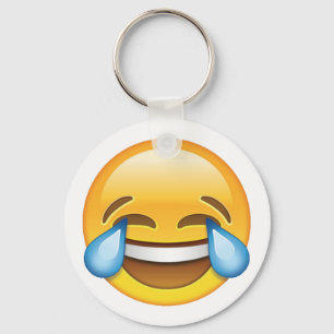 Porte-clés Larmes pleurantes riantes d'emoji de joie