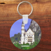 PORTE-CLÉS L'ARRIÈRE DU CHÂTEAU DE NEUSCHWANSTEIN (Recto)